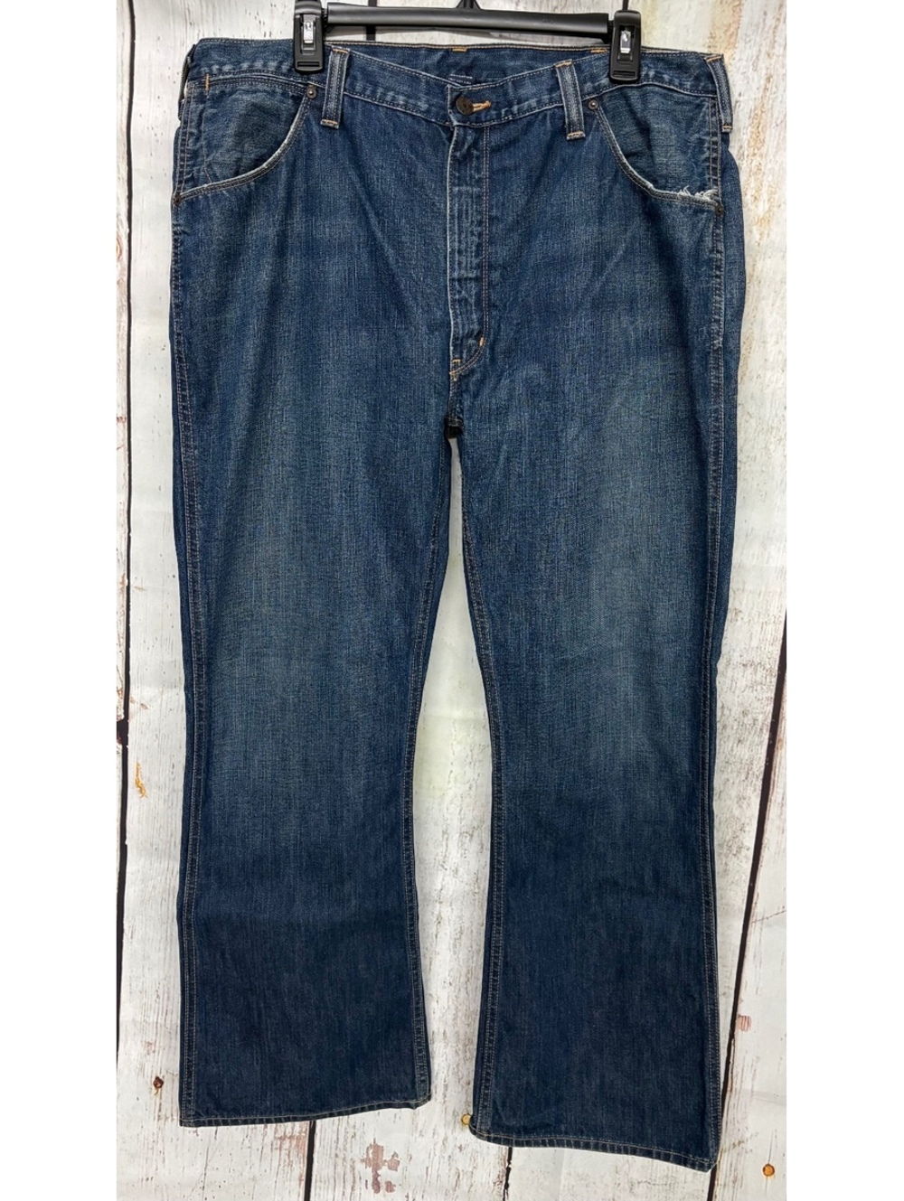 Polo Ralph Lauren Men’s Authentic Dungarees Jeans Straight Leg Y2K Rigid 38x30